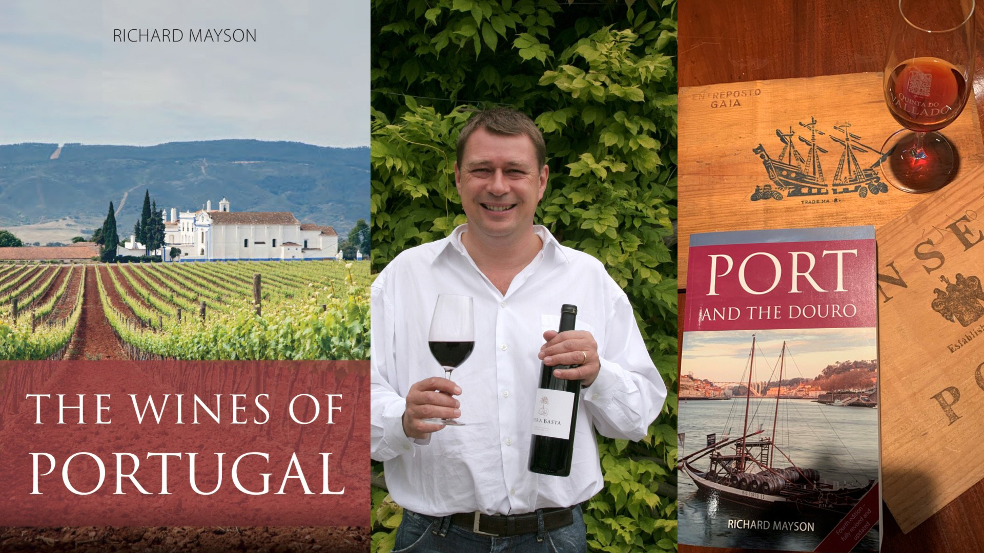 The NOLADrinks Show – Wines of Portugal – Dec20Ep5 – Portuguese wine expert, Richard Mayson, along with two of his terrific publications.